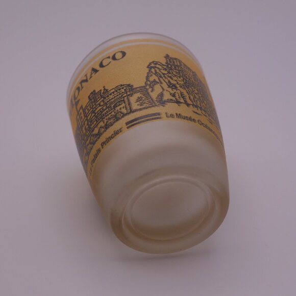 Monaco Monte Carlo Le Cathedrale Le Casino Le Palais Princier Smoked Shot Glass - Picture 6 of 10